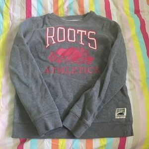 Roots grey sweatshirt
